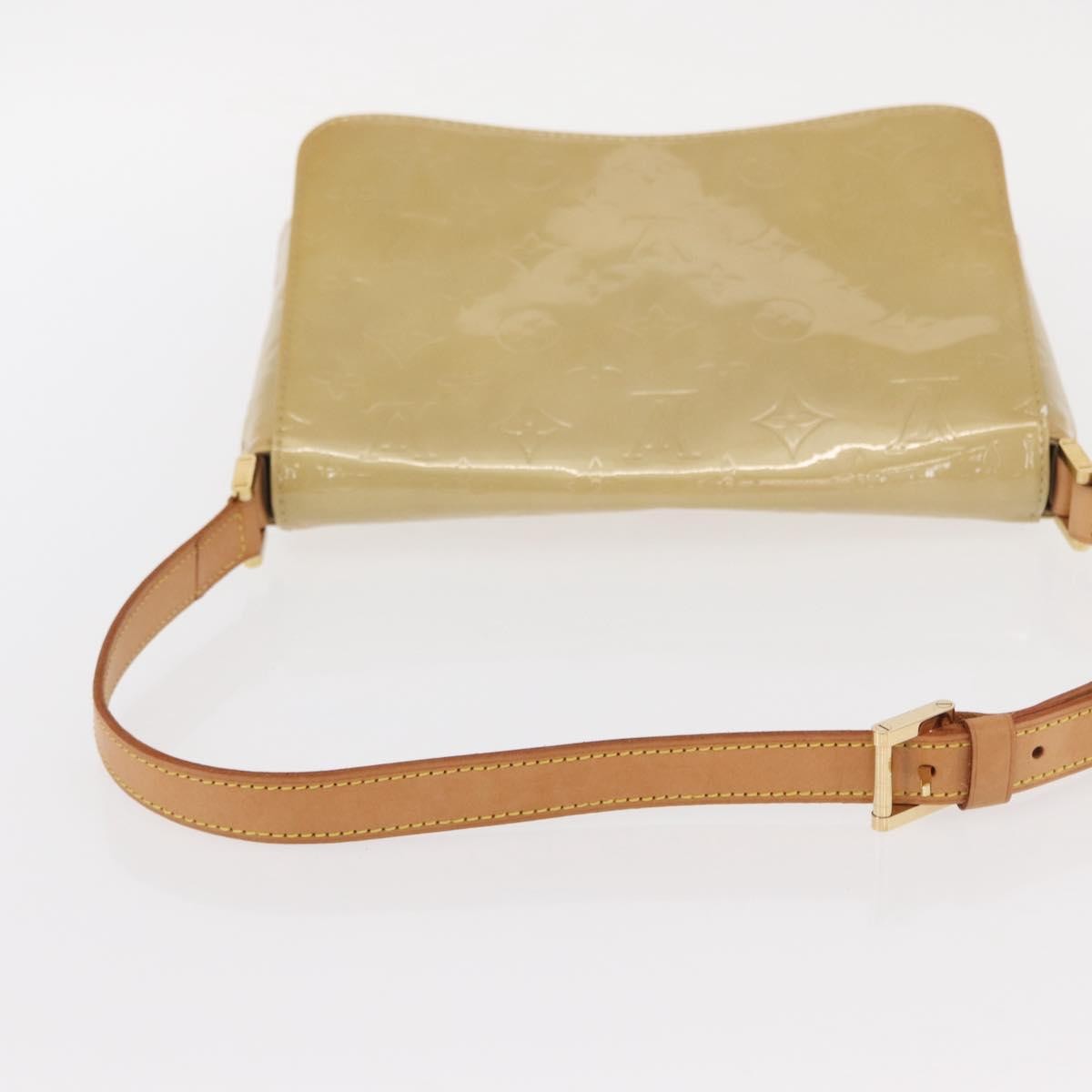 Louis Vuitton Thompson Street Monogram Vernis Beige Patent_Leather Shoulder Bag Bag (Pre-Owned)