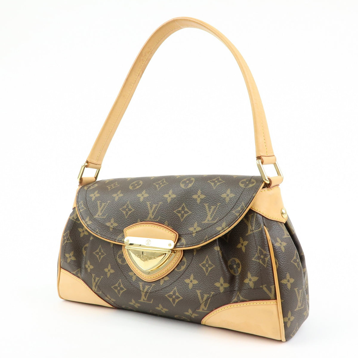 Louis Vuitton Beverly Monogram Canvas Brown Canvas Handbag (Pre-Owned)