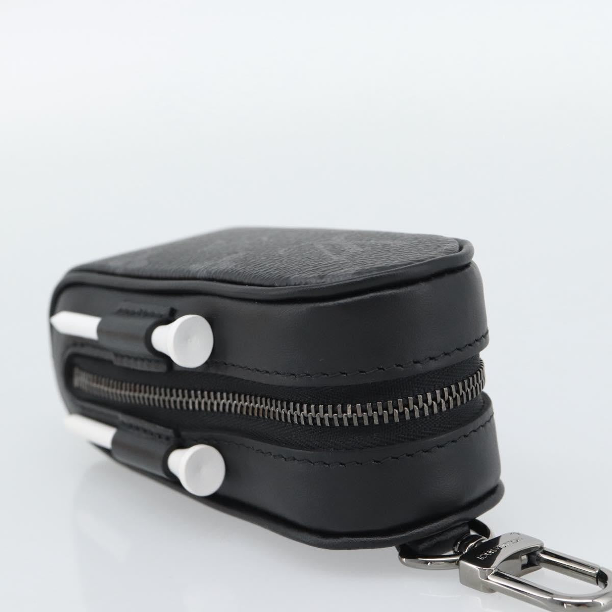 Louis Vuitton Golf Ball Case Monogram Black Canvas Clutche & Pouche Bag (Pre-Owned)