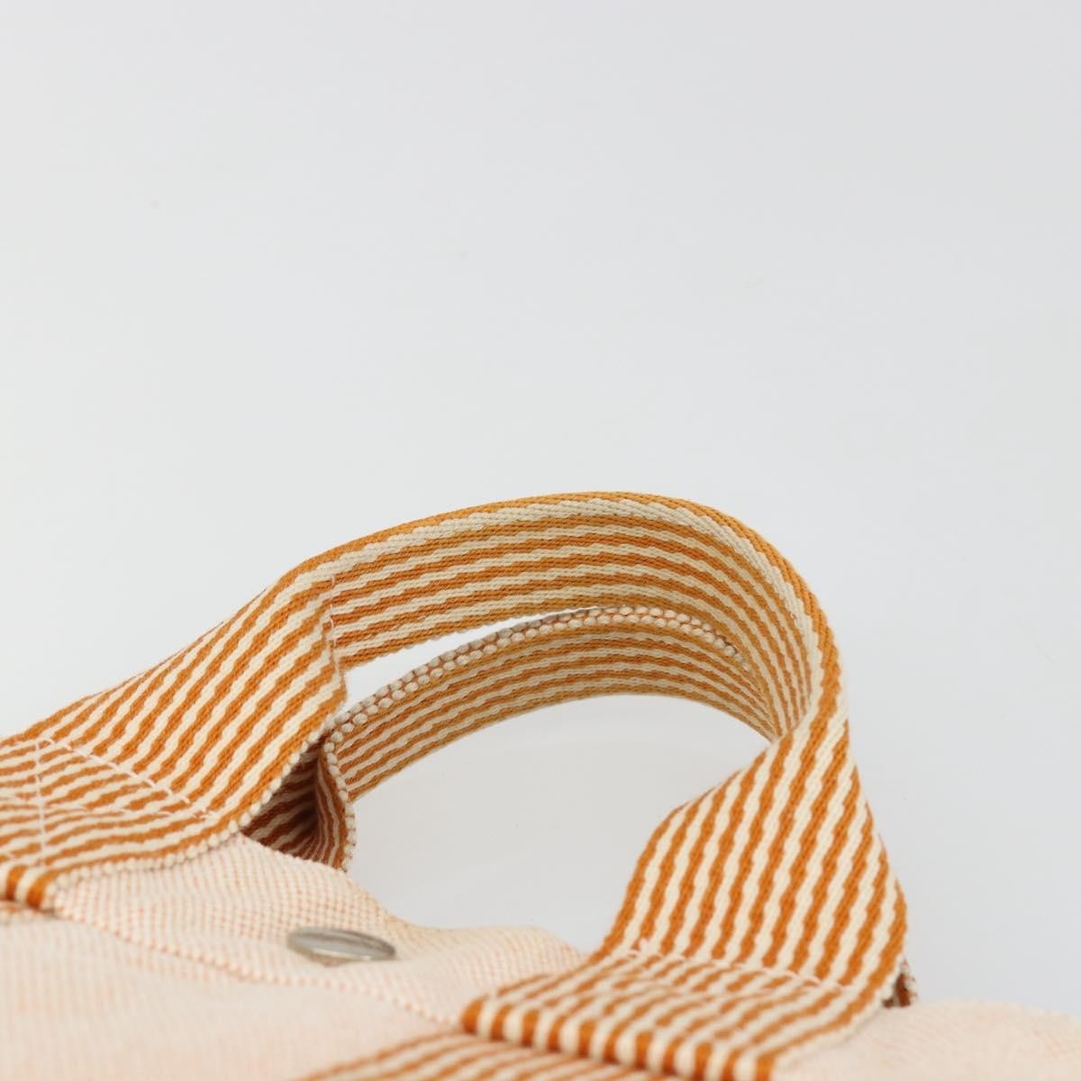 Hermes Fourre Tout Toile Orange Canvas Tote Bag Bag (Pre-Owned)