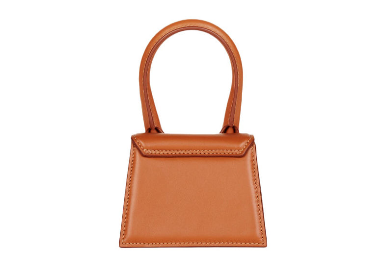 Jacquemus Le Chiquito Mini Leather Brown Calfskin Handbag (Pre-Owned)