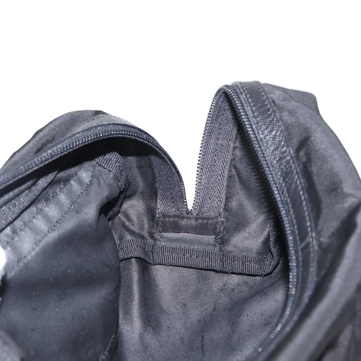Prada Logo Pouch Nylon Black Nylon Clutche & Pouche Bag (Pre-Owned)