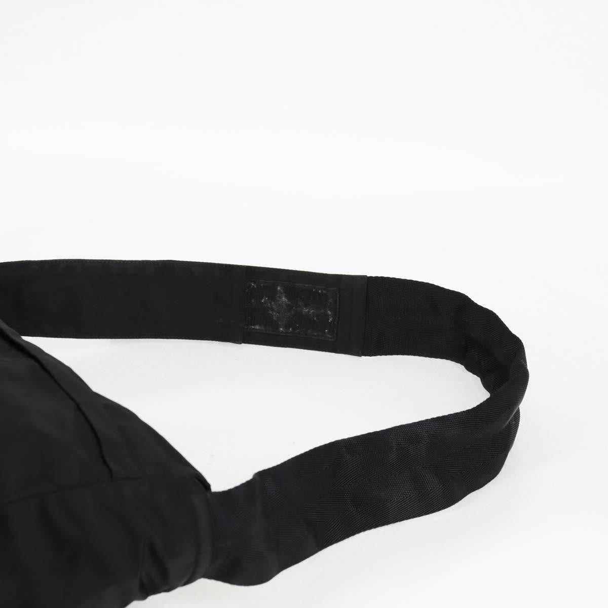 Prada Vintage Tessuto Black Nylon Shoulder Bag Bag (Pre-Owned)