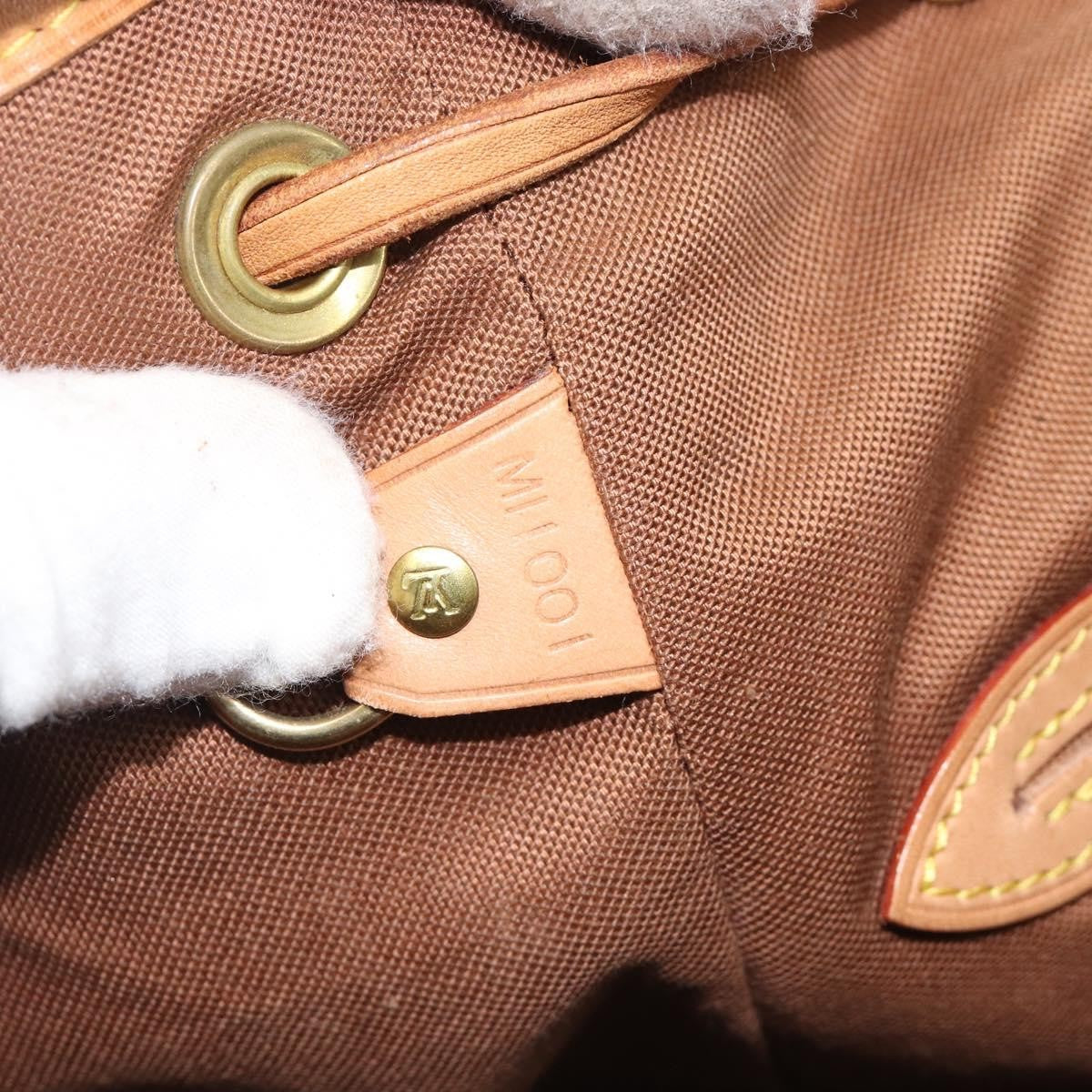 Louis Vuitton Vintage Montsouris Monogram Canvas Brown Canvas Backpack Bag (Pre-Owned)