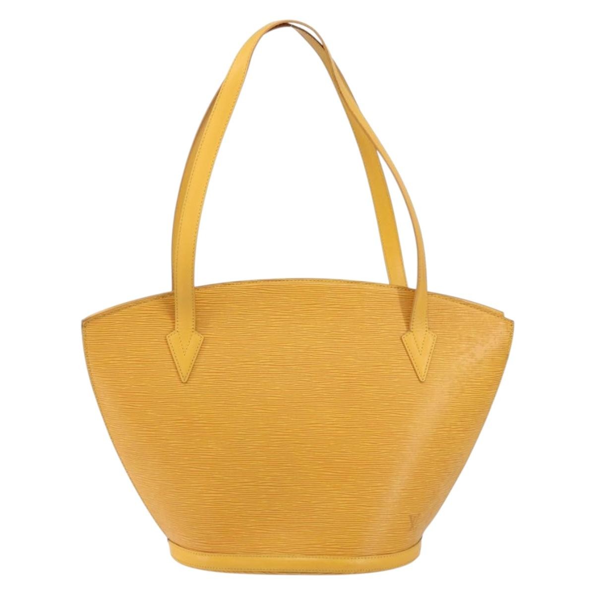 Louis Vuitton Saint Jacques Epi Leather Yellow Leather Handbag (Pre-Owned)
