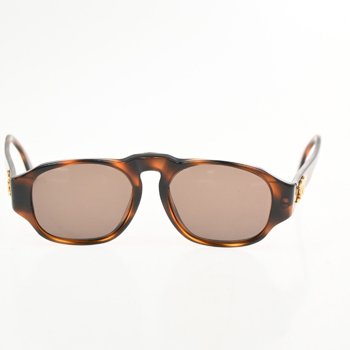Chanel Logo Cc Plastic Brown Plastic Sunglasse Accessory (Pre-Owned)