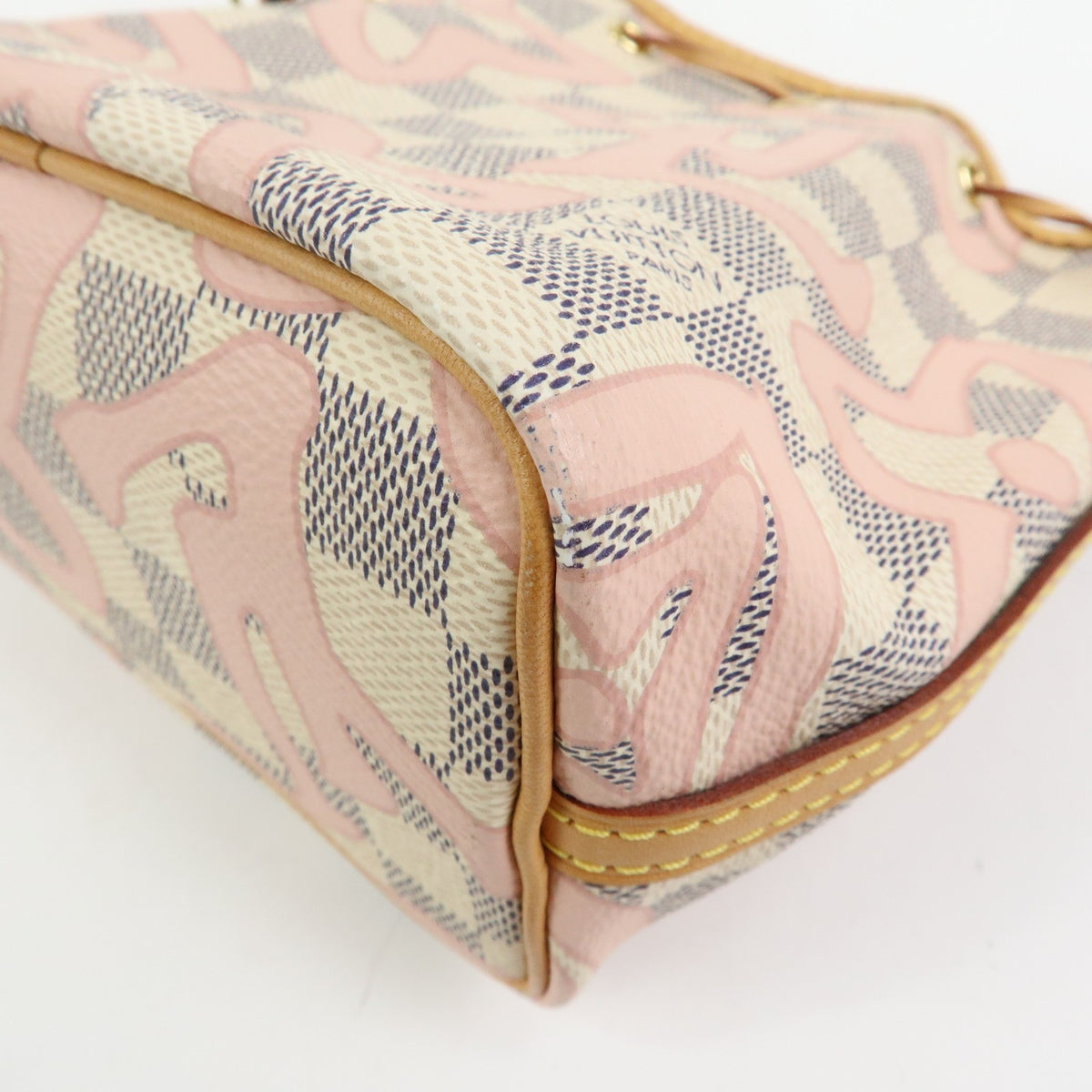 Louis Vuitton Noe Limited Edition Damier Tahitienne White Canvas Shoulder Bag Bag (Pre-Owned)