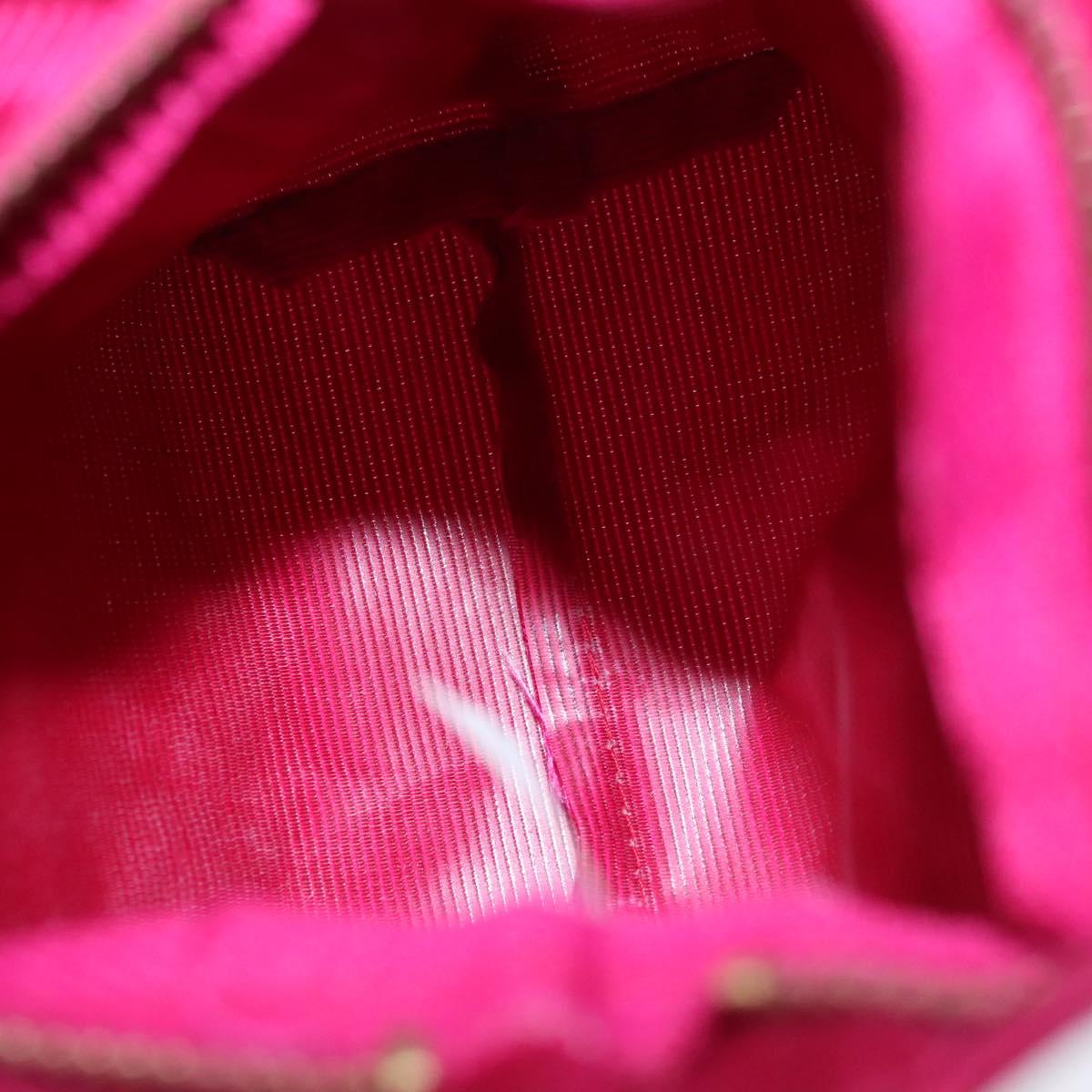 Céline Logo Du Cercle Pink Synthetic Clutch Bag (Pre-Owned)