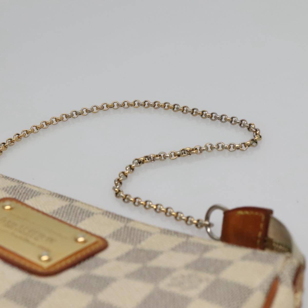 Louis Vuitton Eva White Canvas Shoulder Bag (Pre-Owned)