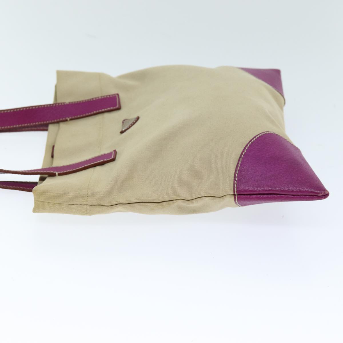 Prada Beige Canvas Tote Bag (Pre-Owned)