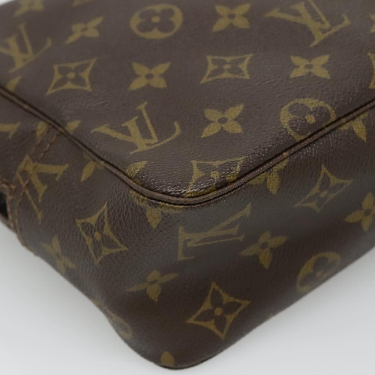 Louis Vuitton Trousse Toilette 28 Brown Canvas Clutch Bag (Pre-Owned)
