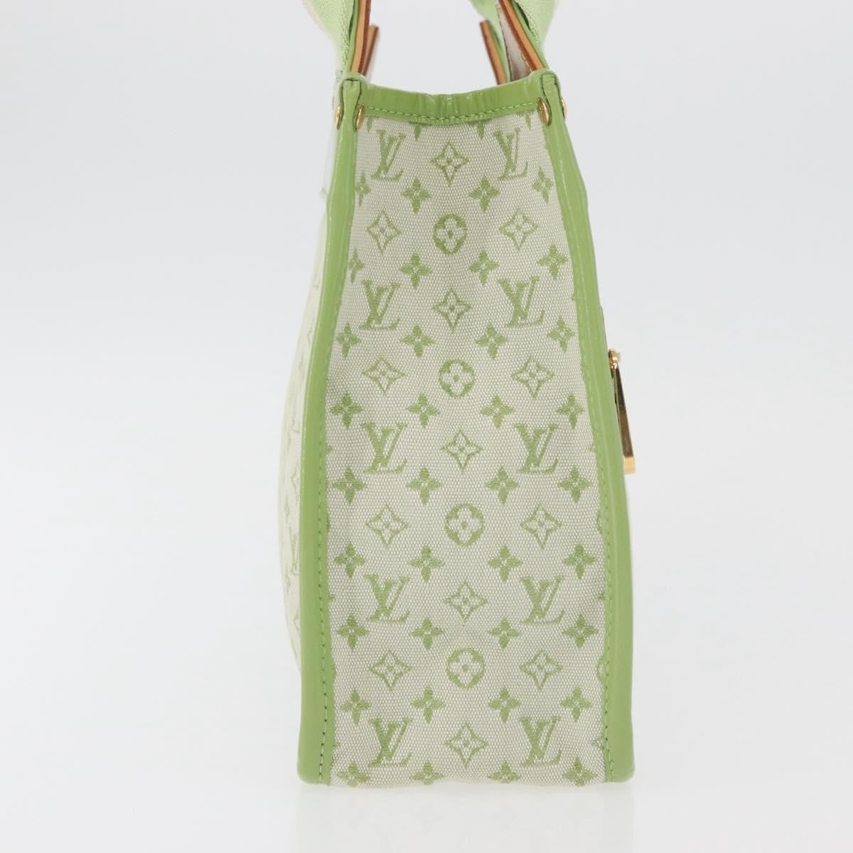 Louis Vuitton Kathleen Mini Lin Green Canvas Tote Bag Bag (Pre-Owned)