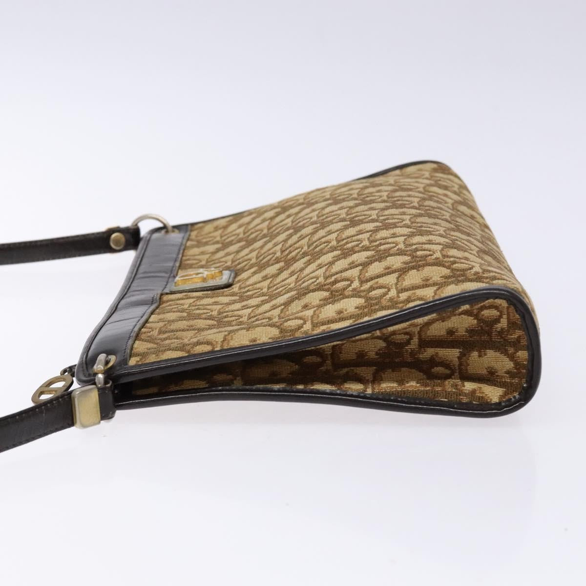 Christian Dior Vintage Trotter Canvas Brown Canvas Bag (Pre-Owned)