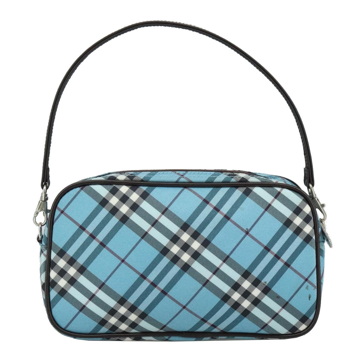 Burberry Blue Label Blue Canvas Clutch Bag (Pre-Owned)