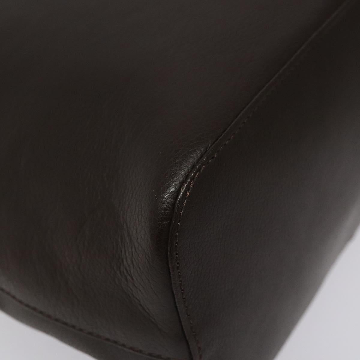 Burberry Brown Leather Handbag (Pre-Owned)