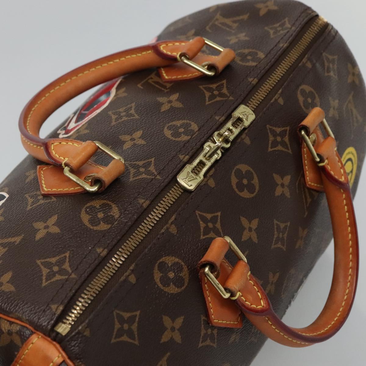 Louis Vuitton Speedy Bandoulière 30 Brown Canvas Handbag (Pre-Owned)