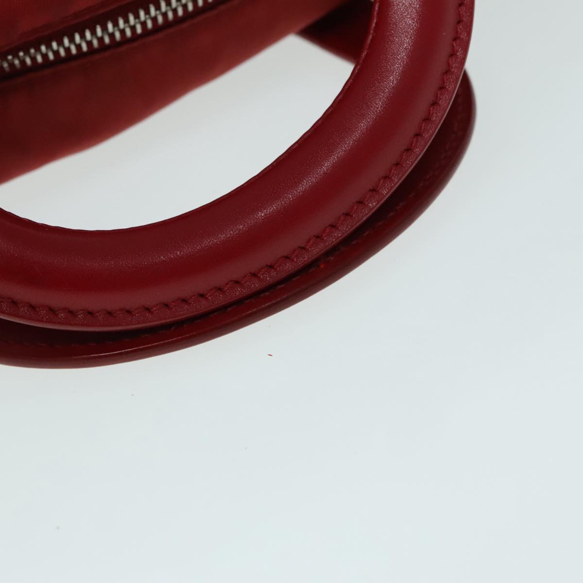 Prada Tessuto Red Synthetic Handbag (Pre-Owned)