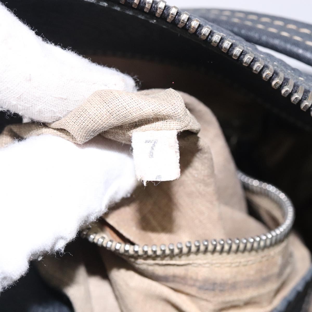Prada Hobo Navy Leather Shoulder Bag (Pre-Owned)