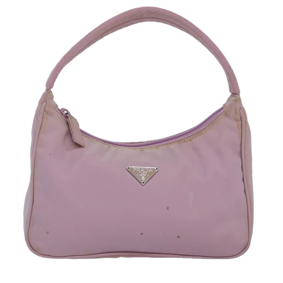 Prada Tessuto Pink Synthetic Handbag (Pre-Owned)