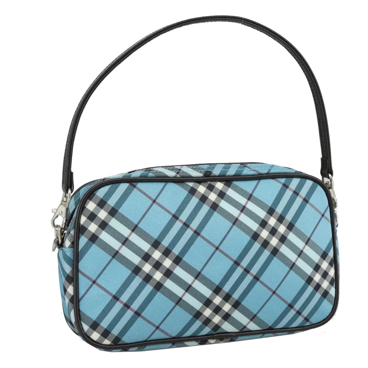 Burberry Blue Label Blue Canvas Clutch Bag (Pre-Owned)