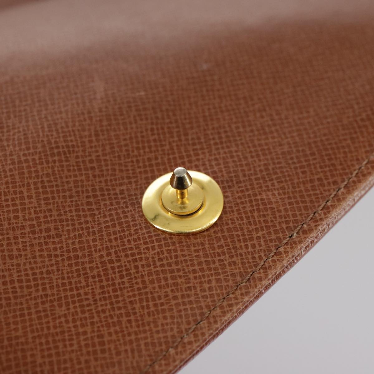 Louis Vuitton Pochette Dame Brown Canvas Clutch Bag (Pre-Owned)