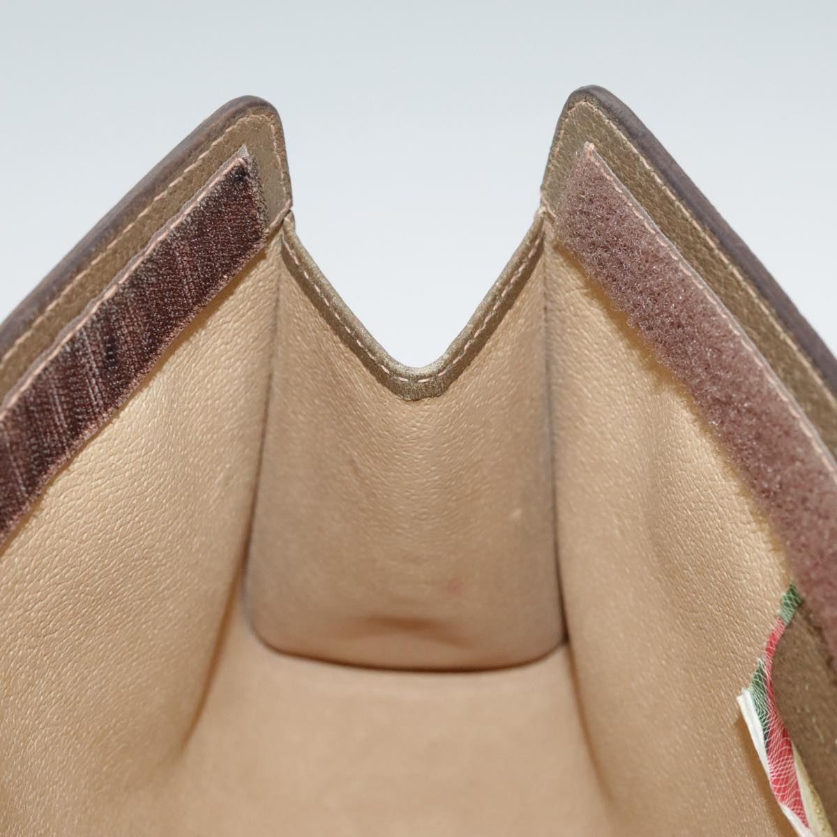 Gucci Ophidia Beige Canvas Clutch Bag (Pre-Owned)