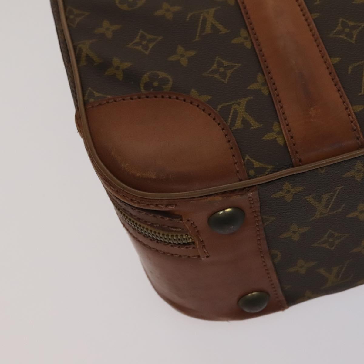 Louis Vuitton Stratos Brown Canvas Travel Bag (Pre-Owned)