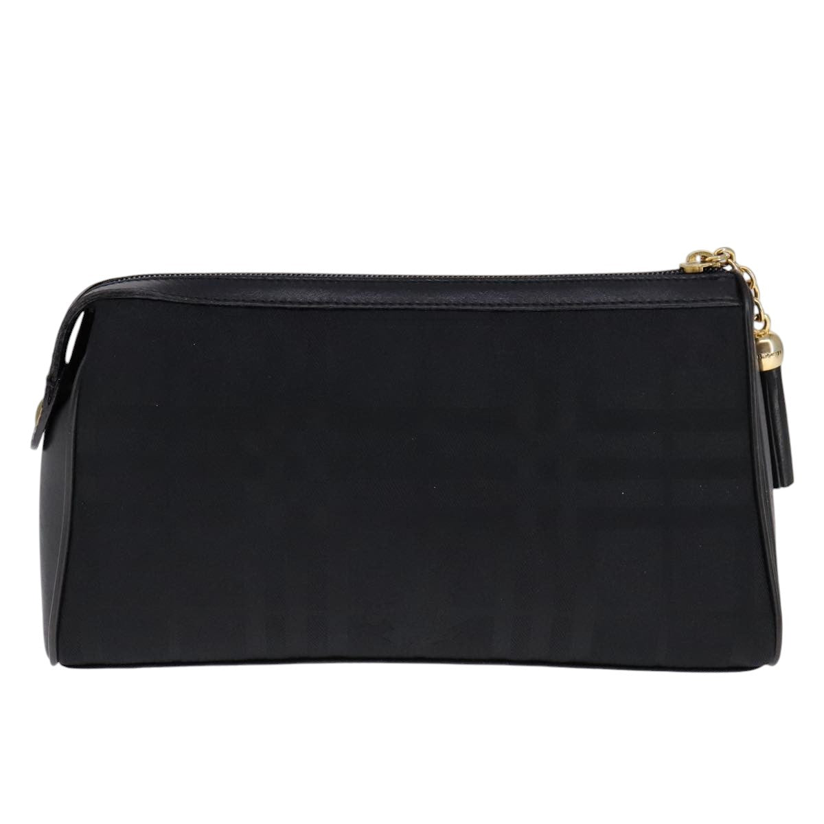 Burberry Black Canvas Clutch Bag (Pre-Owned)