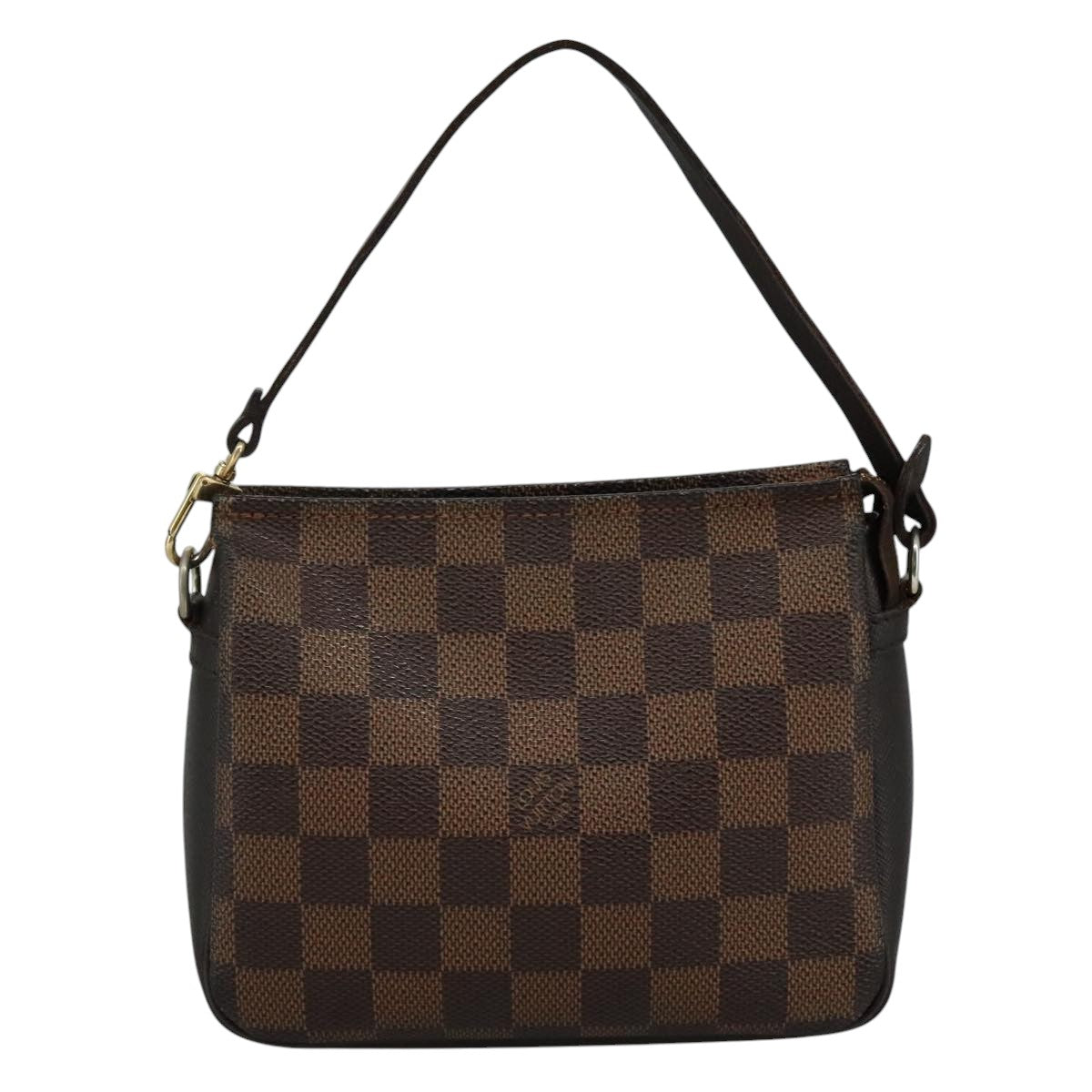Louis Vuitton Trousse Makeup Brown Canvas Clutch Bag (Pre-Owned)