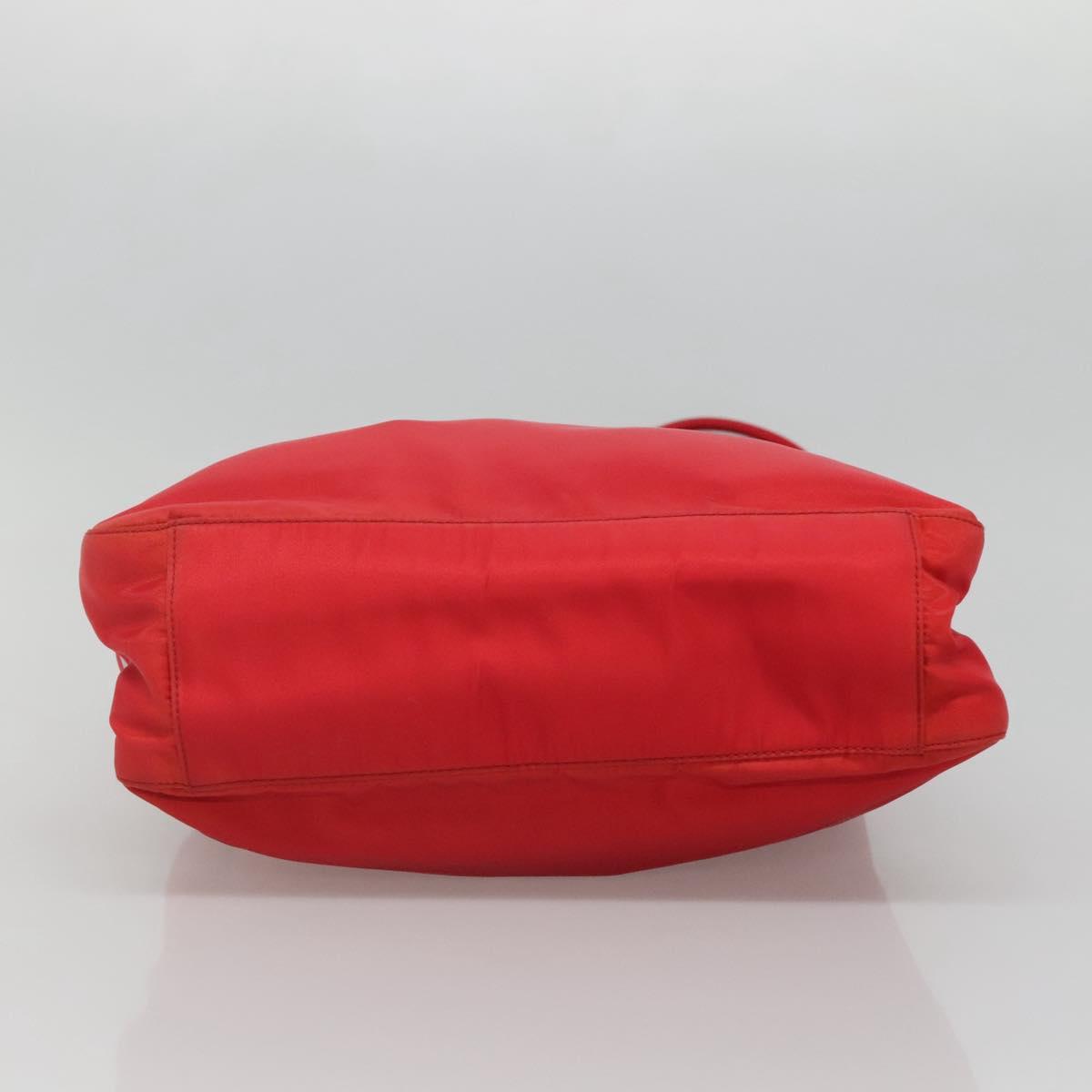 Prada Re-Nylon Red Synthetic Shoulder Bag (Pre-Owned)