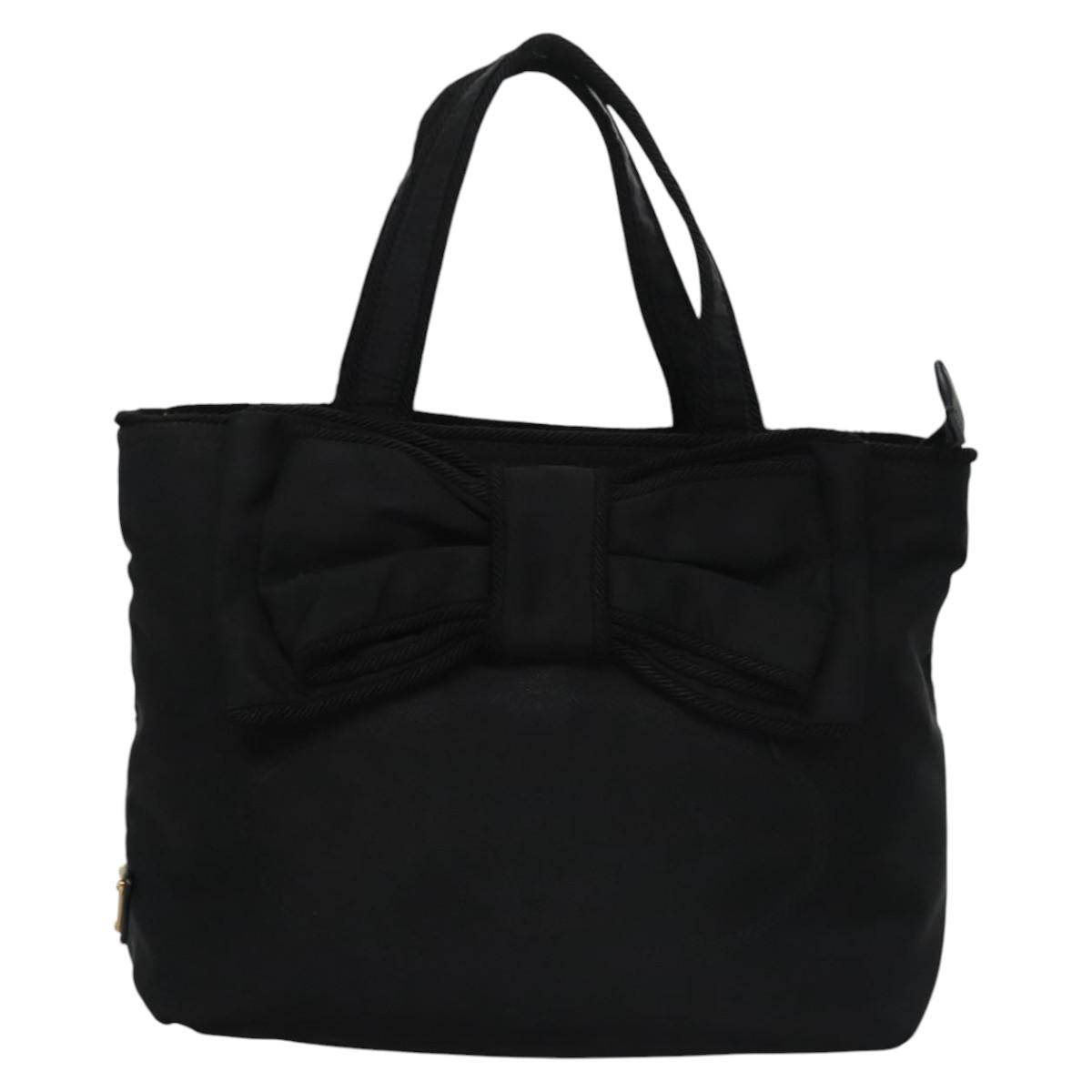 Prada Tessuto Black Synthetic Handbag (Pre-Owned)