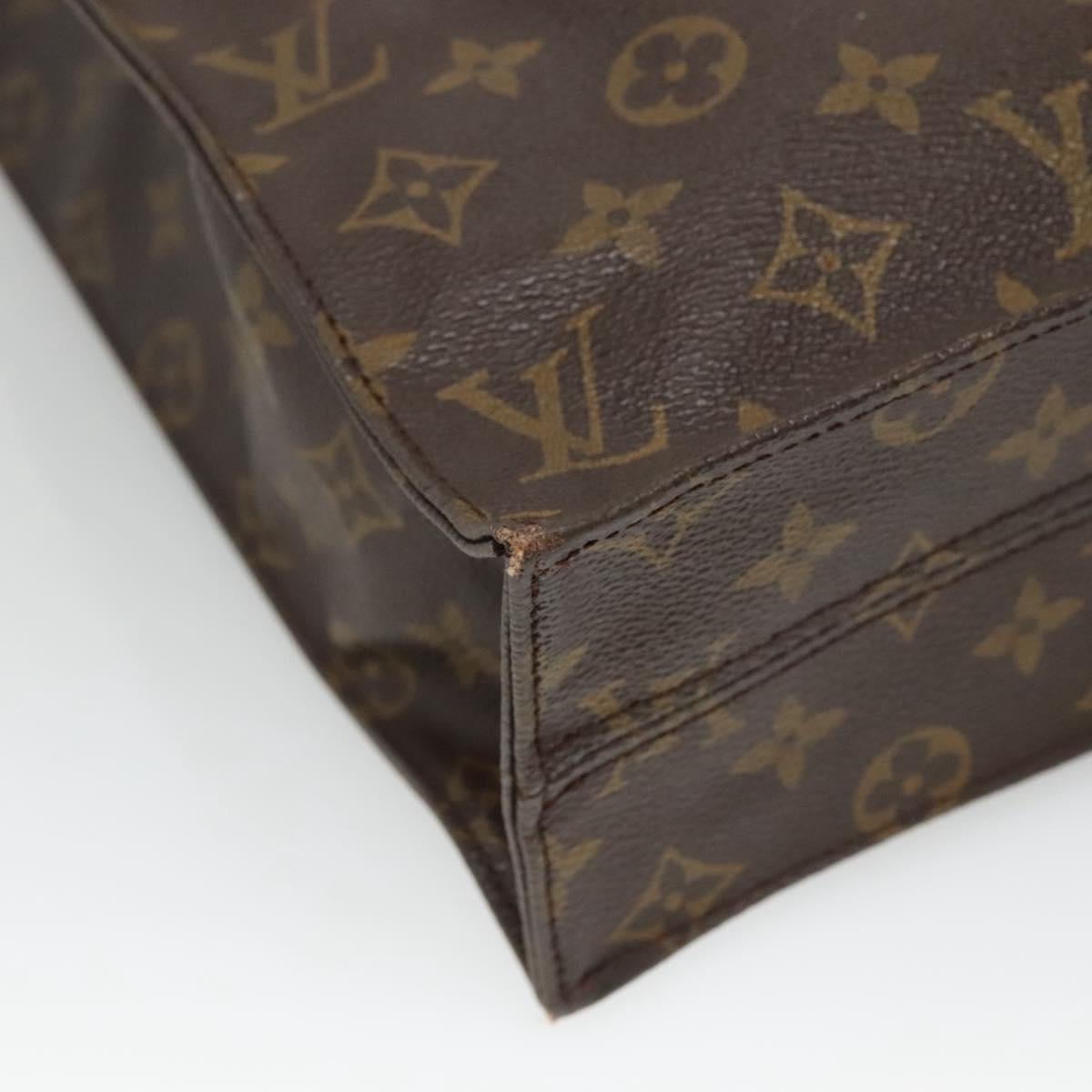 Louis Vuitton Sac Plat Brown Canvas Handbag (Pre-Owned)
