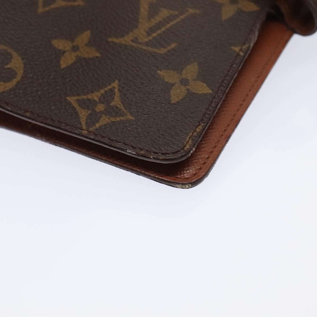 Louis Vuitton Agenda Cover Brown Canvas Wallet (Pre-Owned)