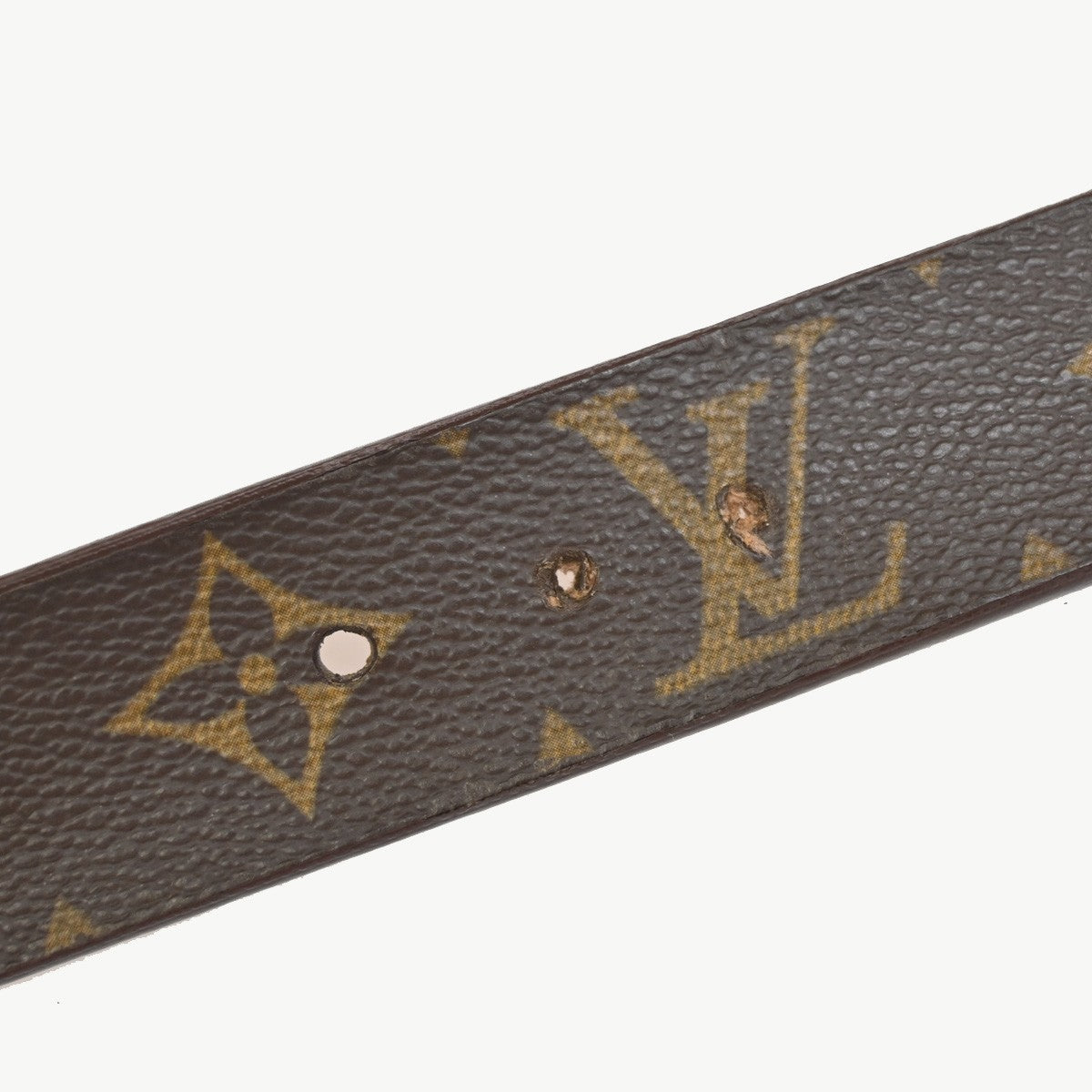 Louis Vuitton Ceinture Carre Belt Damier Brown Canvas Belts Accessory (Pre-Owned)