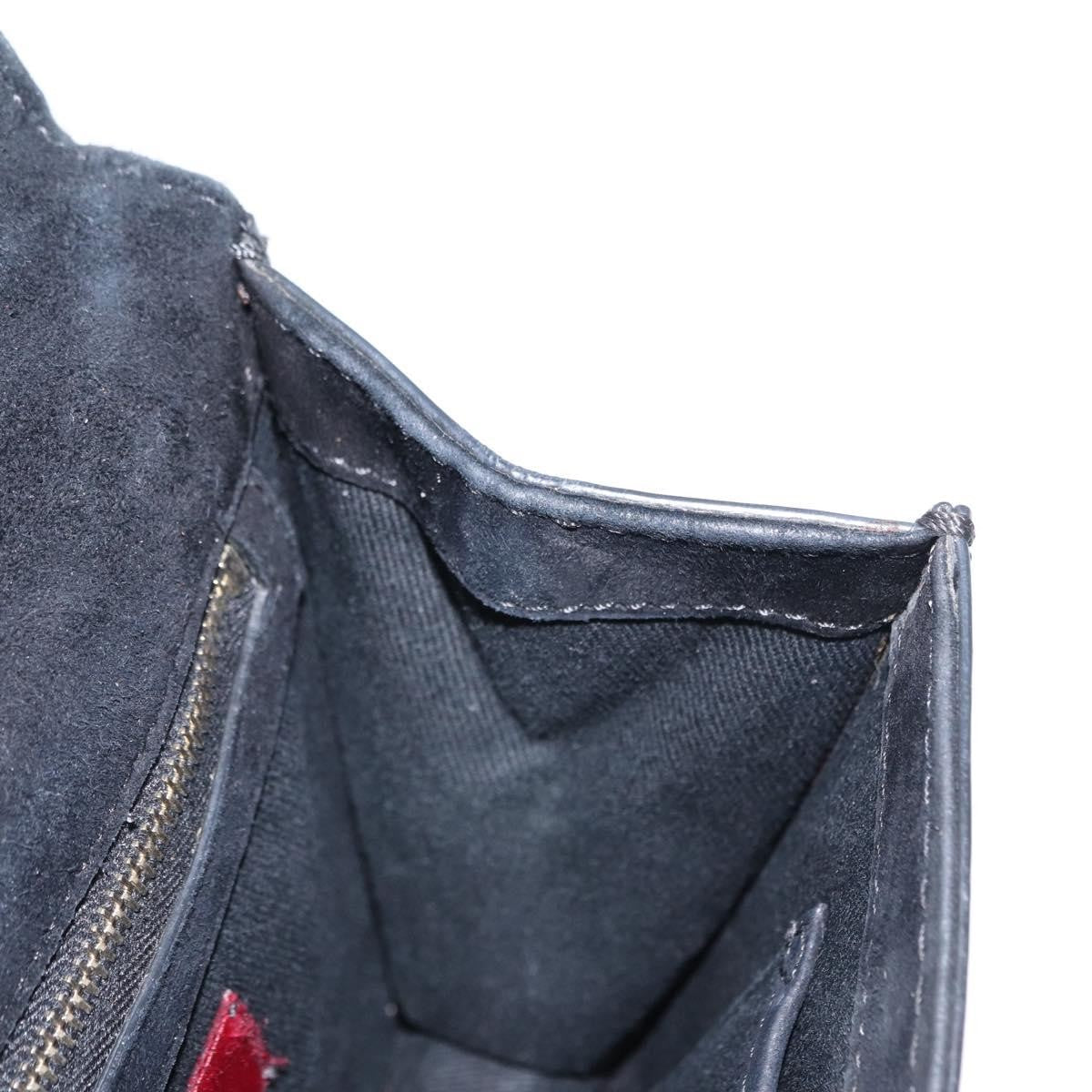 Valentino Garavani Glam Lock Patent Black Patent_Leather Shoulder Bag Bag (Pre-Owned)