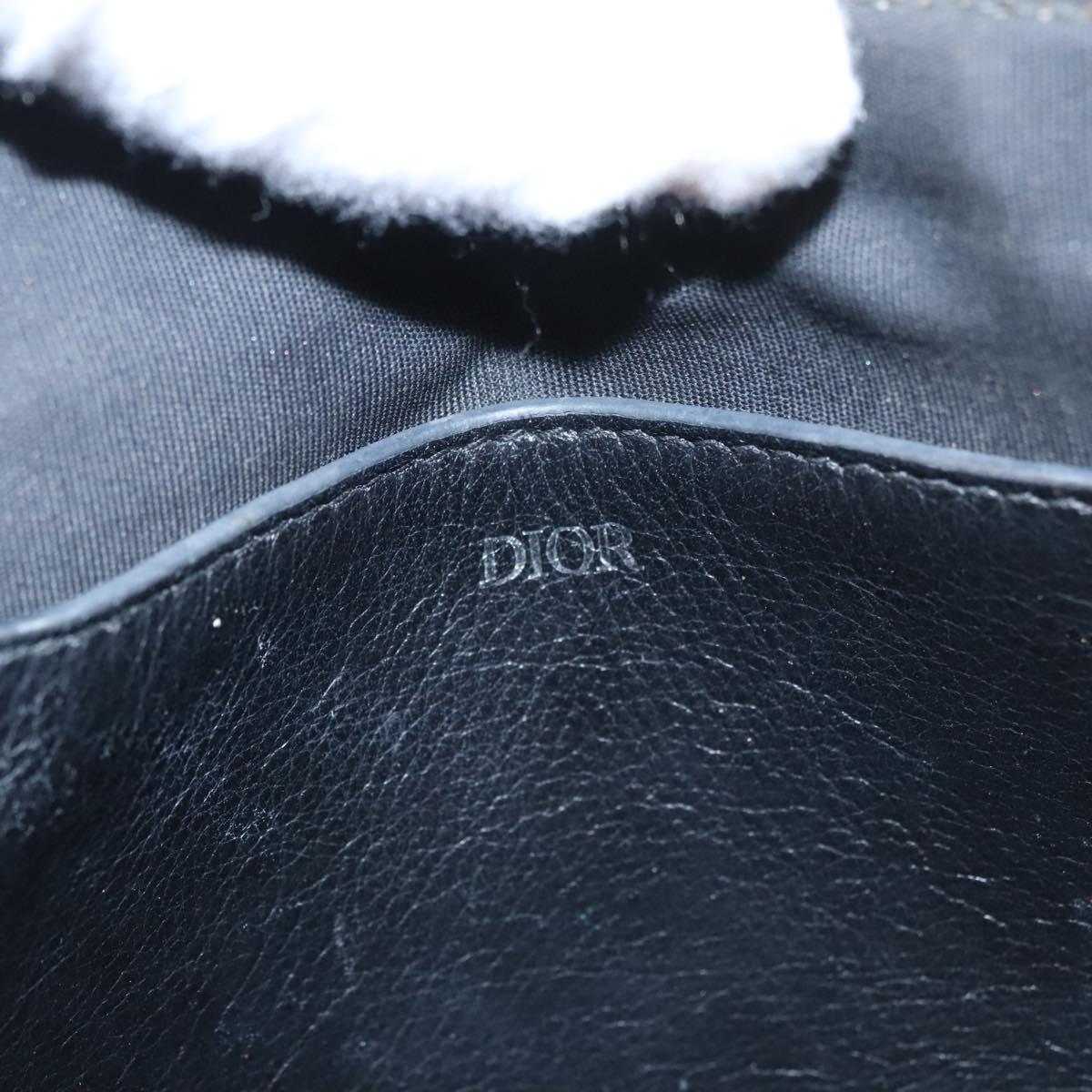 Dior Trotter Navy Canvas Clutch Bag (Pre-Owned)