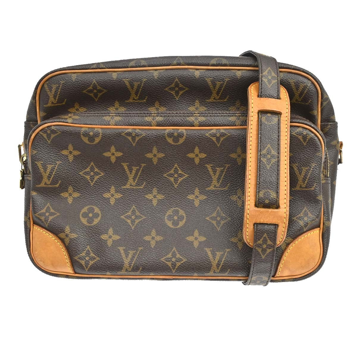 Louis Vuitton Nil Messenger Monogram Canvas Brown Canvas Shoulder Bag Bag (Pre-Owned)