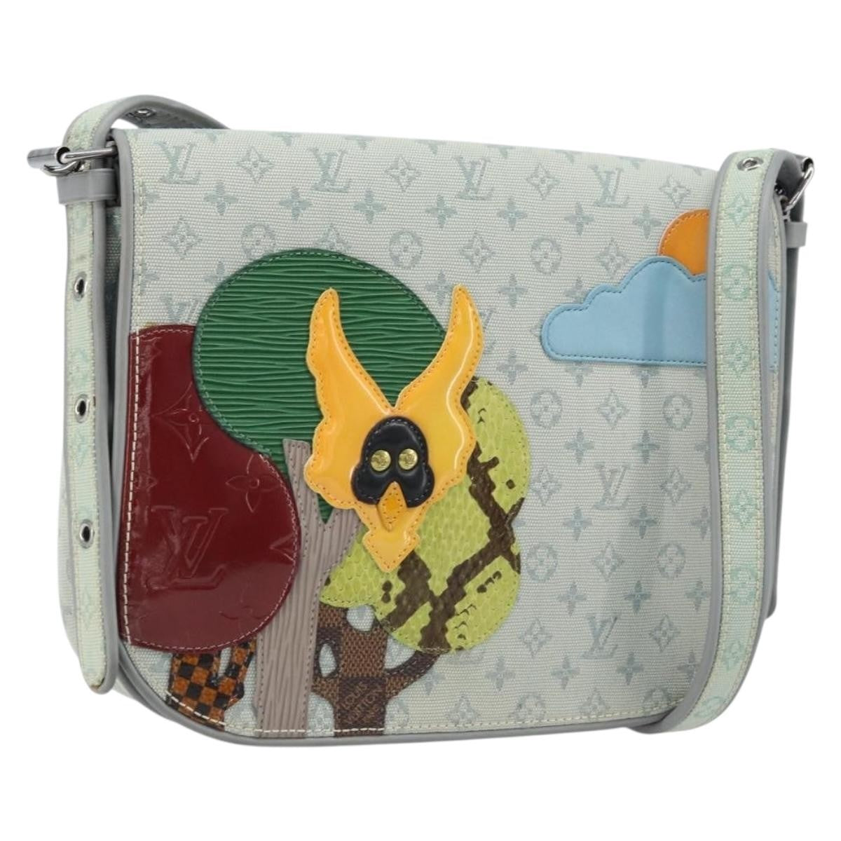 Louis Vuitton Conte De Fees Musette Monogram Patchwork Gray Canvas Shoulder Bag Bag (Pre-Owned)
