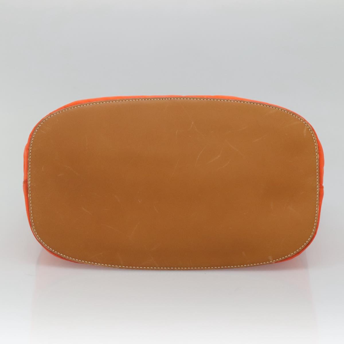 Prada Re-Nylon Orange Synthetic Shoulder Bag (Pre-Owned)