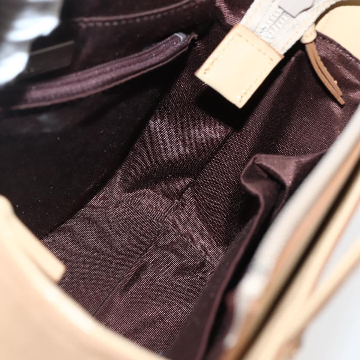 Burberry Vintage Leather Beige Leather Handbag (Pre-Owned)