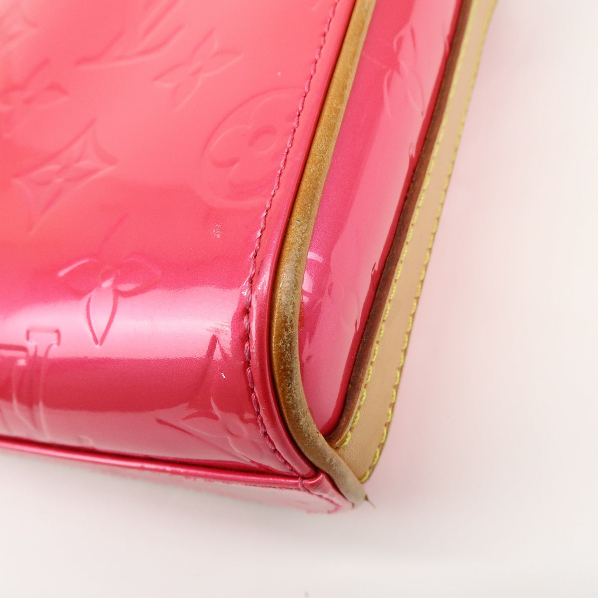Louis Vuitton Sullivan Monogram Vernis Pink Patent_Leather Shoulder Bag Bag (Pre-Owned)