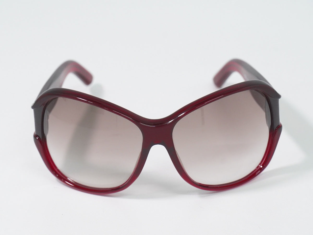 Gucci Eyewear Interlocking G Sunglasses Red Plastic Sunglasse Accessory (Pre-Owned)