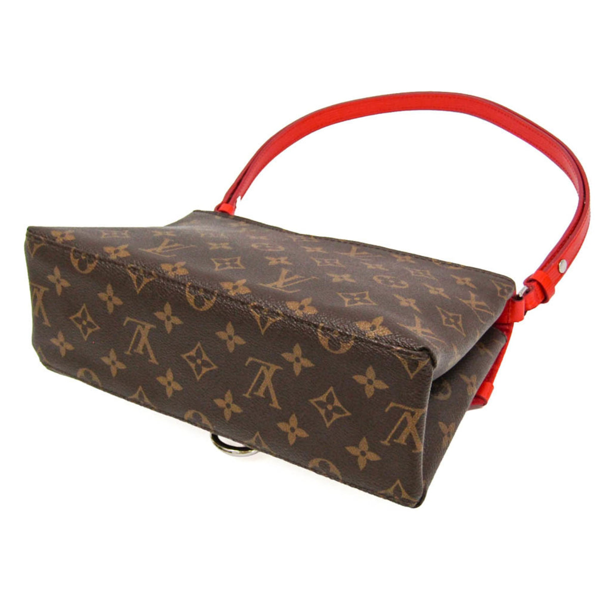 Louis Vuitton Saint Michel Monogram Canvas And Epi Leather Brown Canvas Handbag (Pre-Owned)