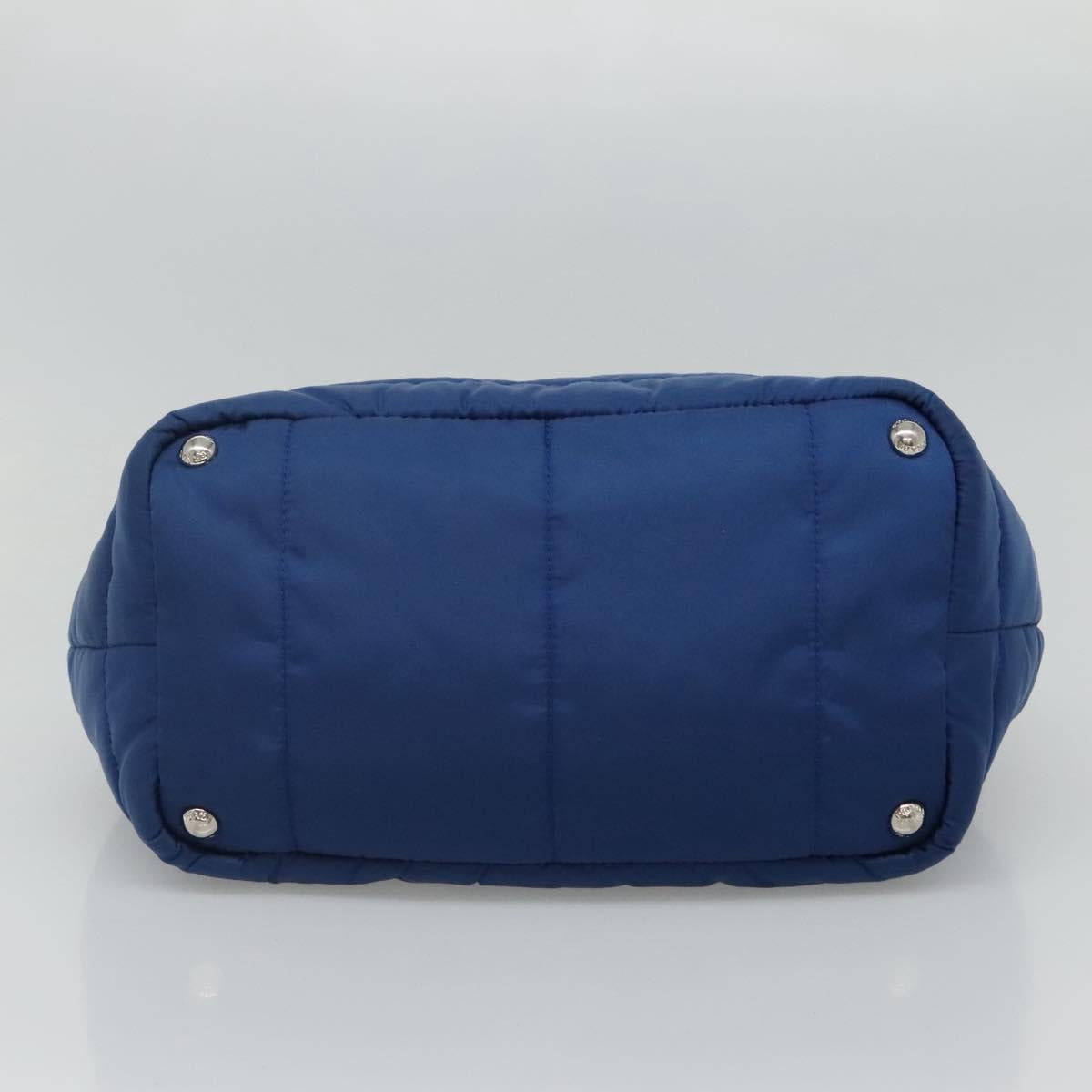 Prada Tessuto Blue Synthetic Handbag (Pre-Owned)