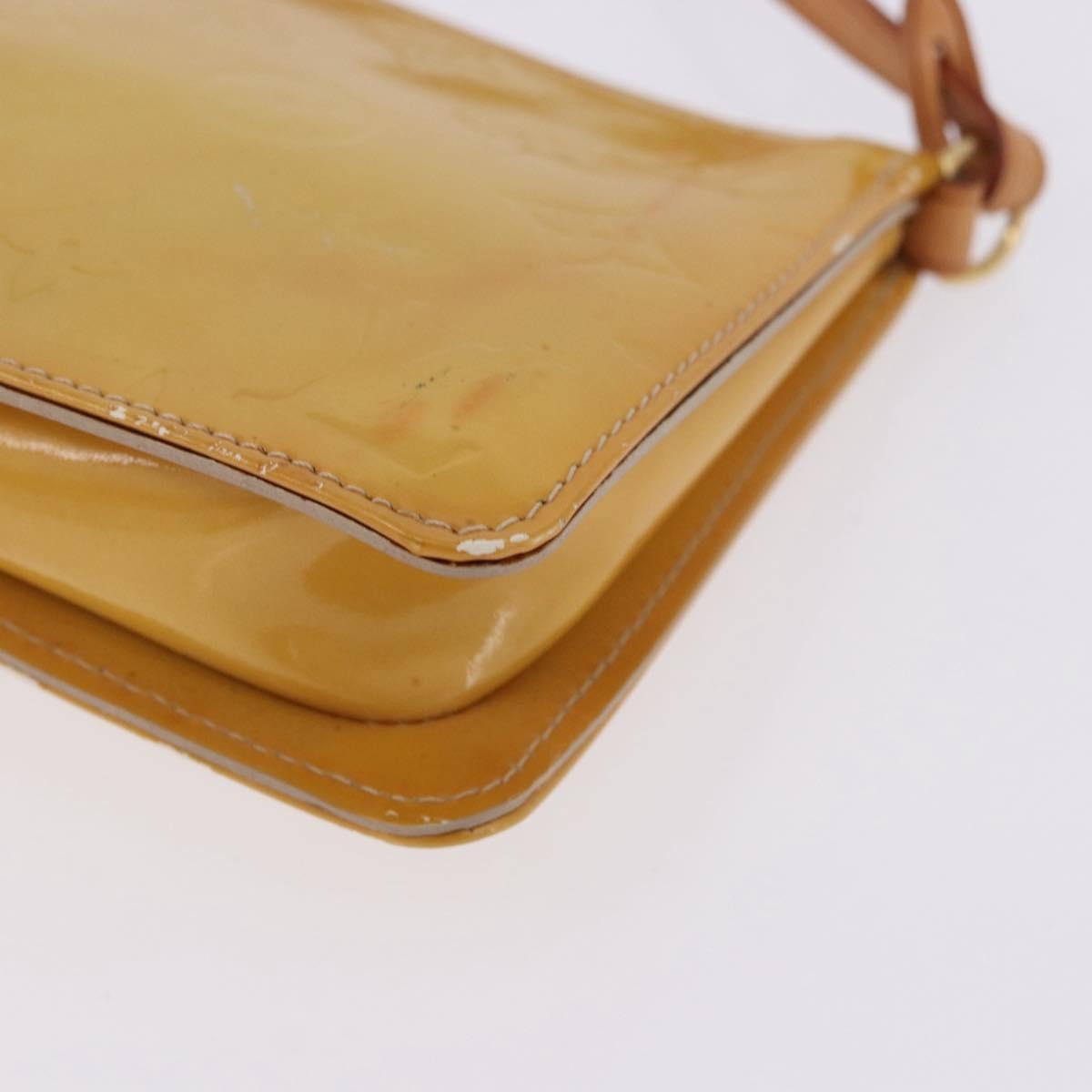 Louis Vuitton Lexington Pochette Monogram Vernis Beige Patent_Leather Clutche & Pouche Bag (Pre-Owned)