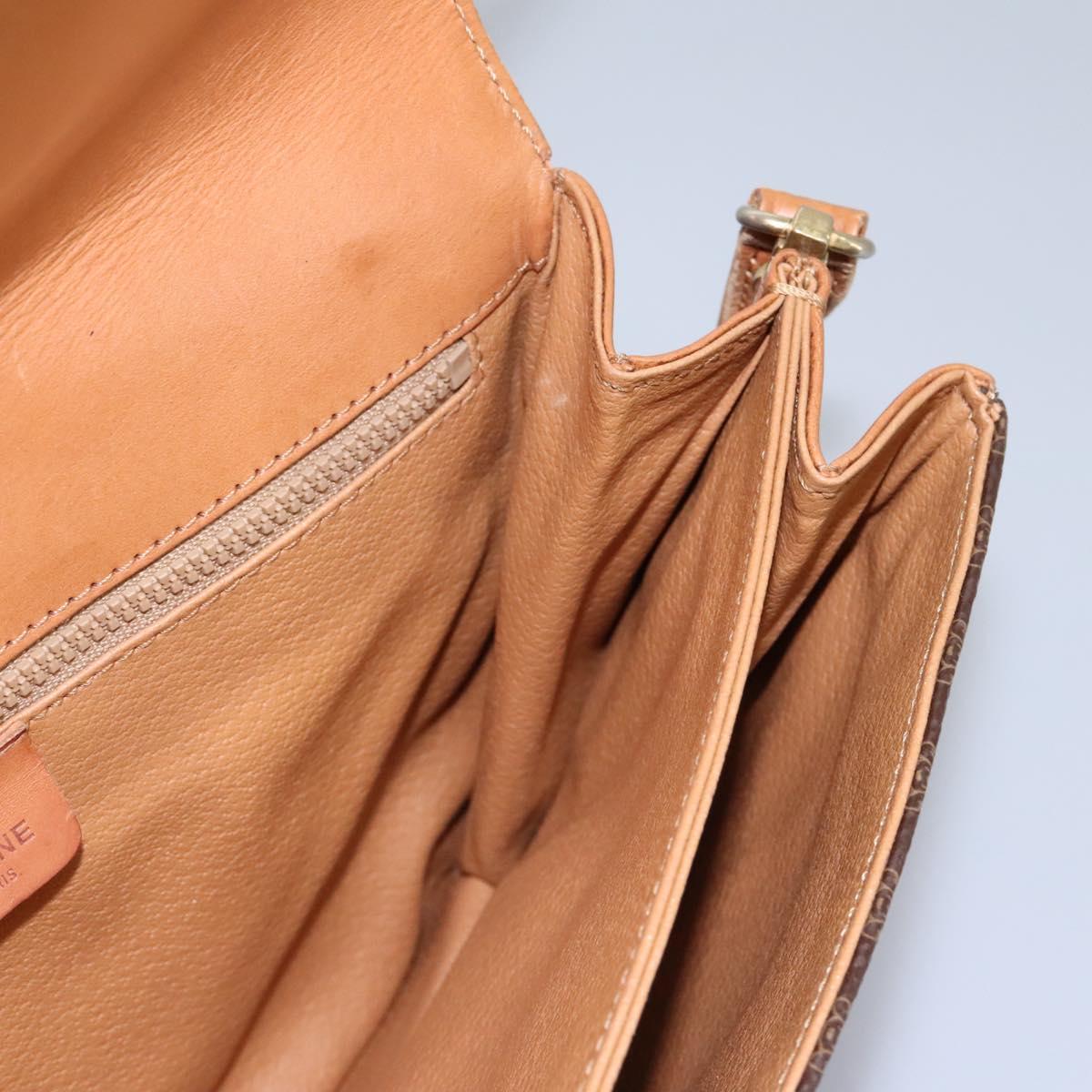 Céline Macadam Brown Canvas Shoulder Bag (Pre-Owned)