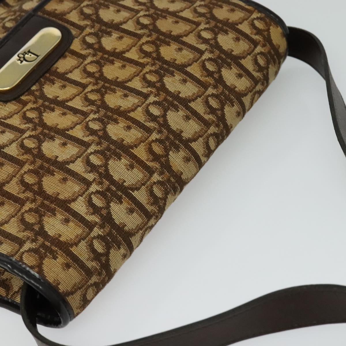Dior Brown Canvas Shoulder Bag (Pre-Owned)