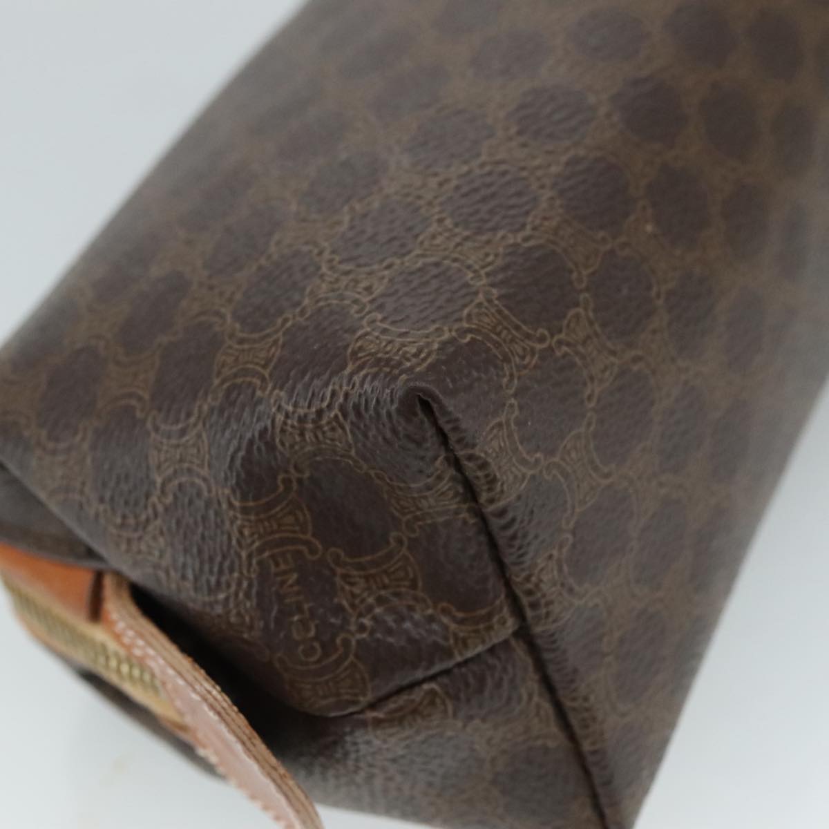 Céline Macadam Brown Canvas Clutch Bag (Pre-Owned)