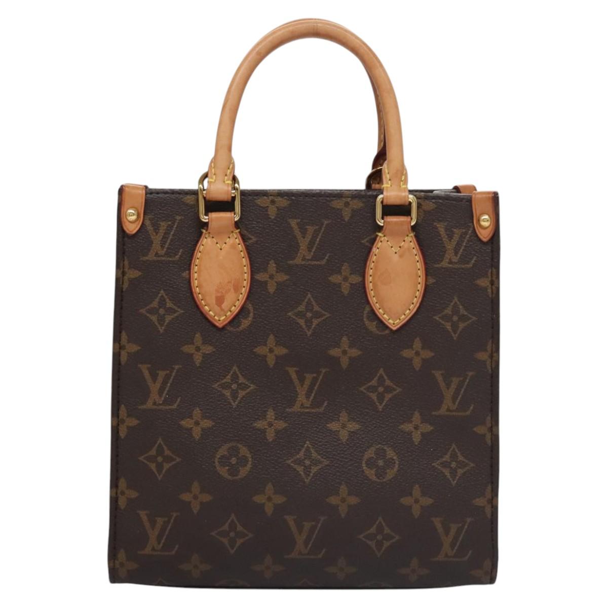 Louis Vuitton Plat Brown Canvas Handbag (Pre-Owned)
