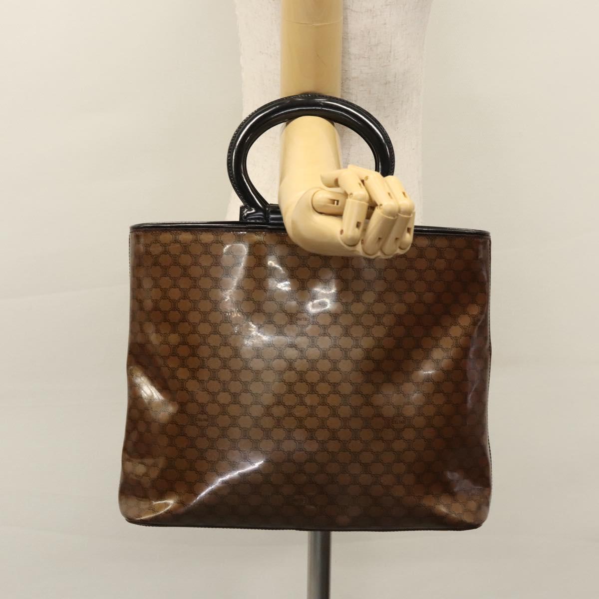 Céline Macadam Brown Canvas Handbag (Pre-Owned)